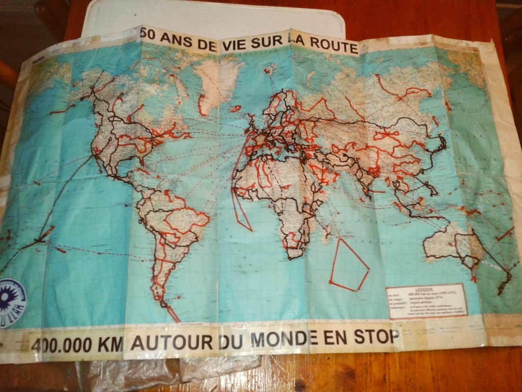 carte monde André Brugiroux