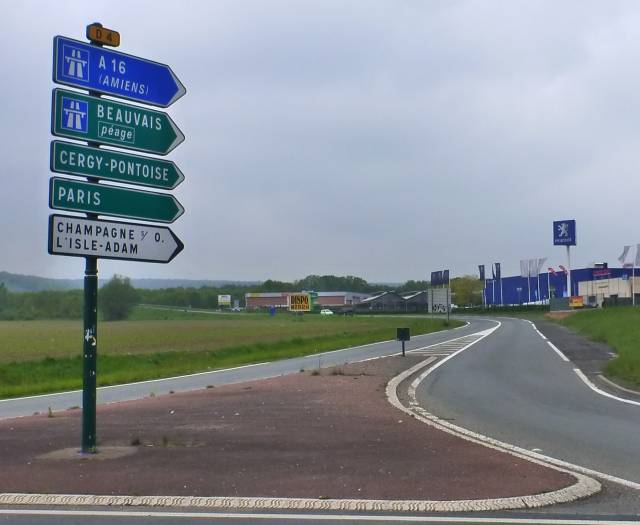 route Beauvais auto-stop
