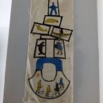 Toile de Gyta Eesaamailie, artiste inuit d'Iqaluit connu sous le nom de Smilee