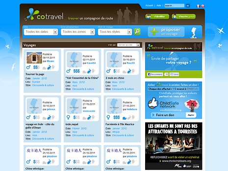 Cotravel : trouver des partenaires de voyage Cotravel : trouver des partenaires de voyage