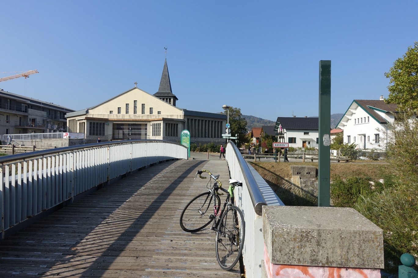 Passerelle Gilles Boisvert à Chambéry